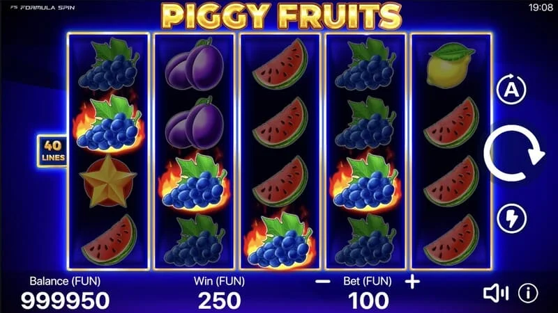 Piggy Fruits - zagon glavnega igralnega načina